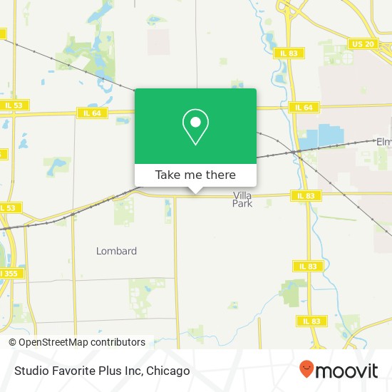 Studio Favorite Plus Inc map