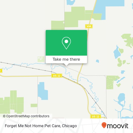Forget Me Not Home Pet Care map