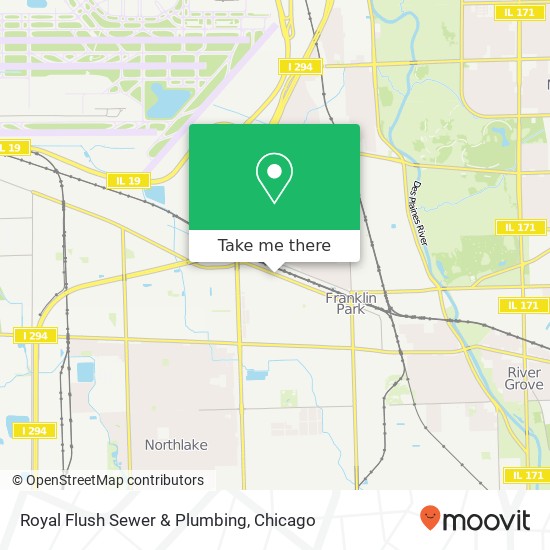 Mapa de Royal Flush Sewer & Plumbing