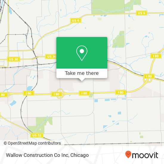 Mapa de Wallow Construction Co Inc