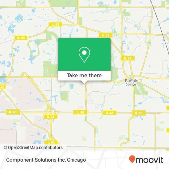 Component Solutions Inc map