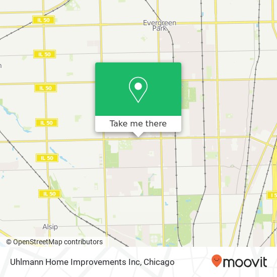 Mapa de Uhlmann Home Improvements Inc