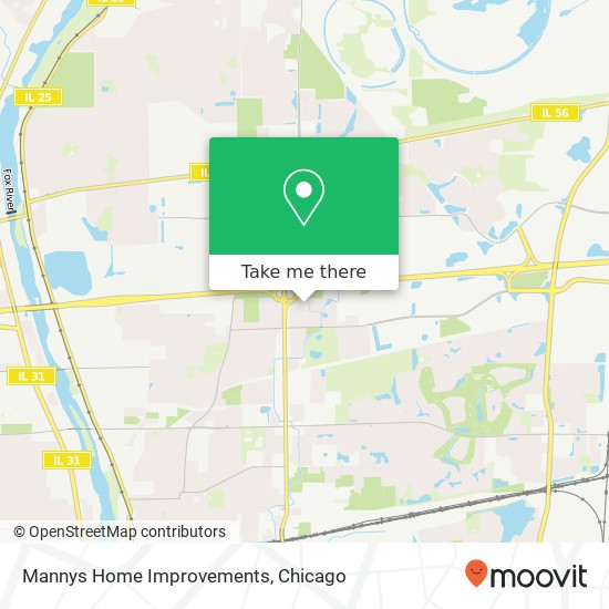 Mapa de Mannys Home Improvements