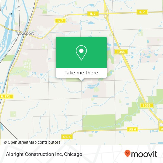 Albright Construction Inc map