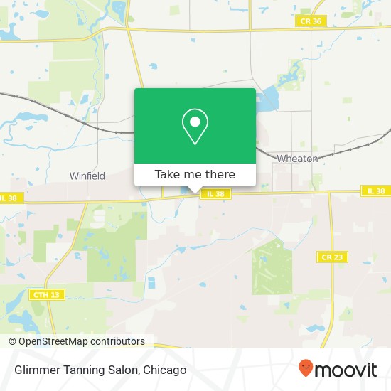 Mapa de Glimmer Tanning Salon