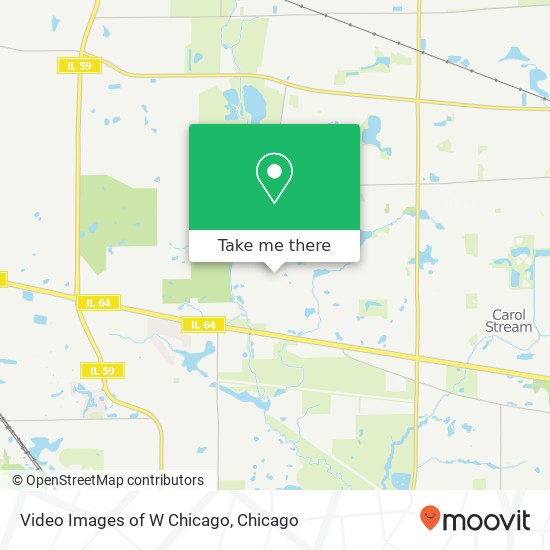 Mapa de Video Images of W Chicago
