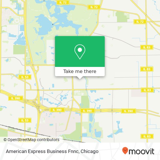 American Express Business Fnnc map