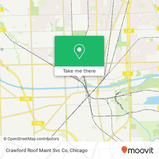 Crawford Roof Maint Svc Co map