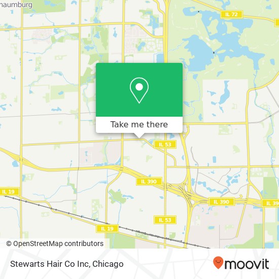 Stewarts Hair Co Inc map