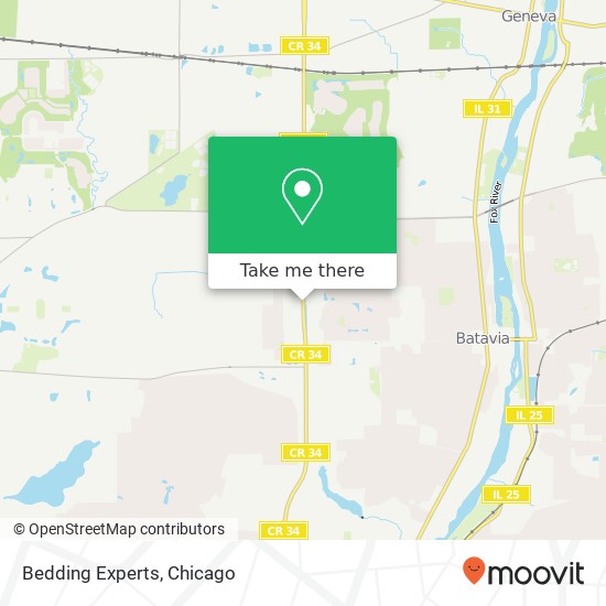 Bedding Experts map