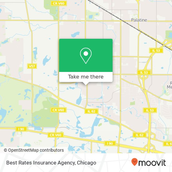 Mapa de Best Rates Insurance Agency