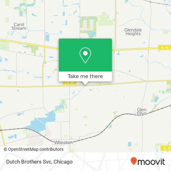 Dutch Brothers Svc map