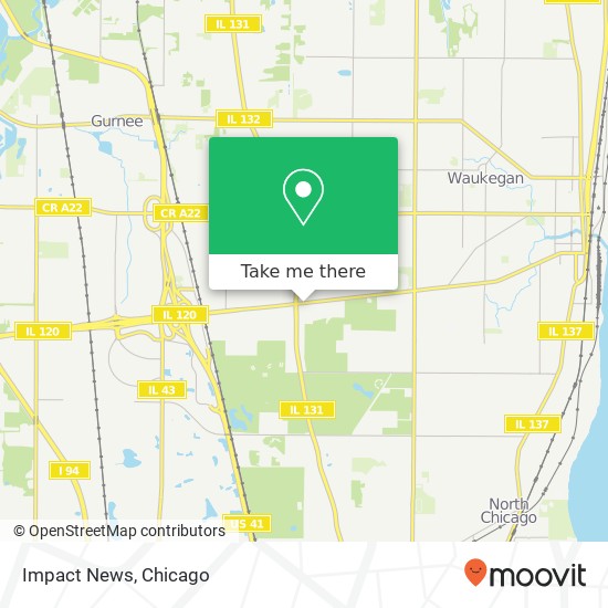 Impact News map