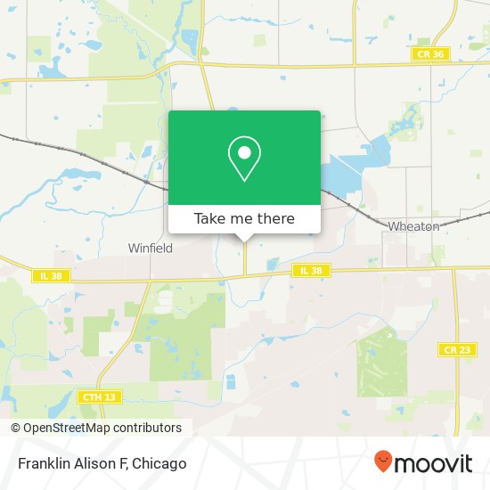 Franklin Alison F map