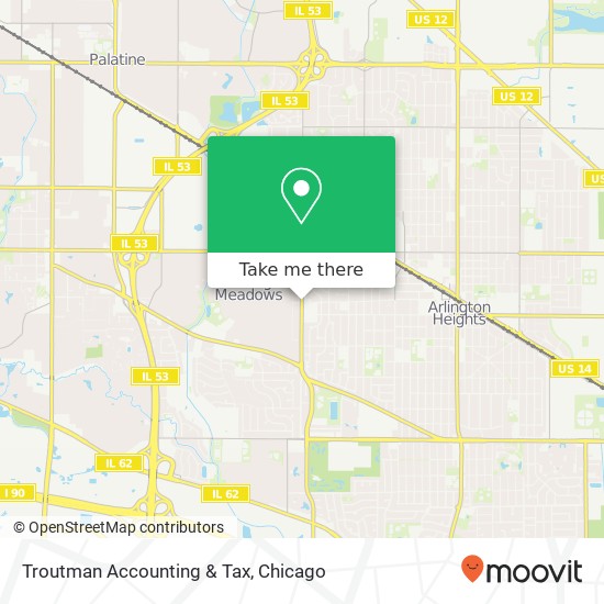 Mapa de Troutman Accounting & Tax