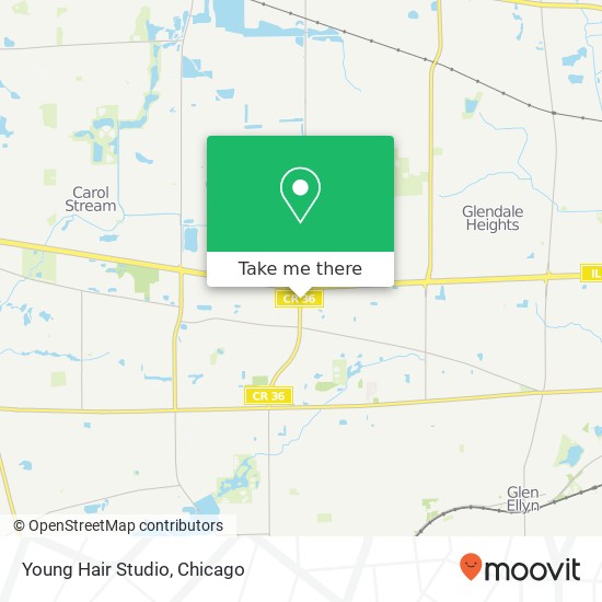 Young Hair Studio map