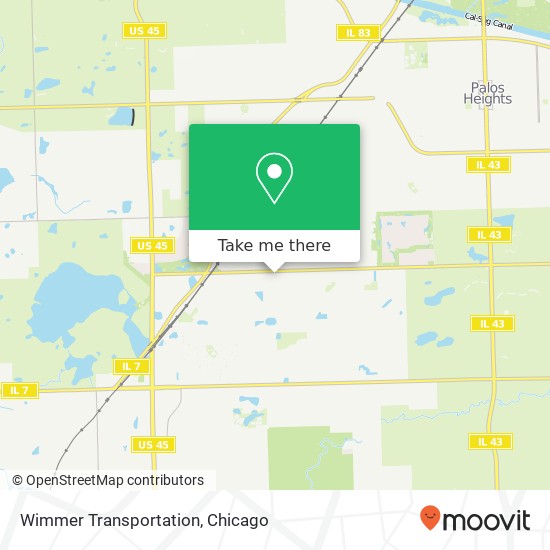 Wimmer Transportation map