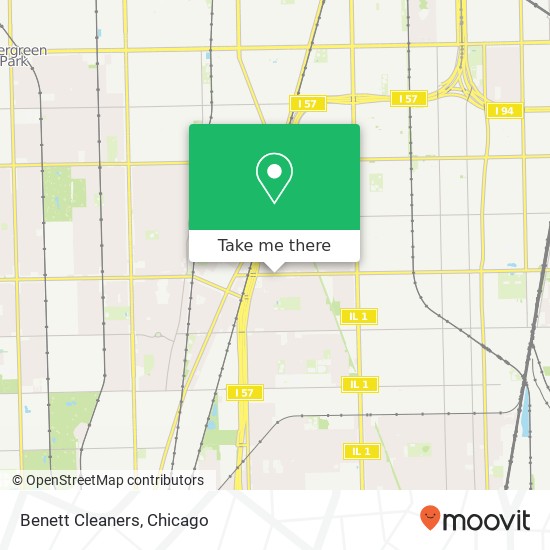 Benett Cleaners map