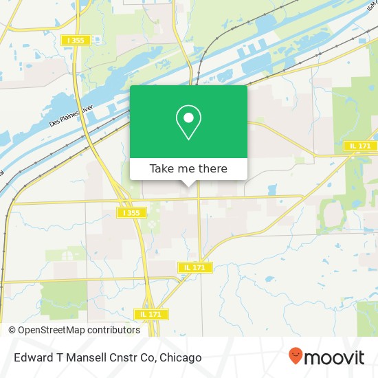 Edward T Mansell Cnstr Co map