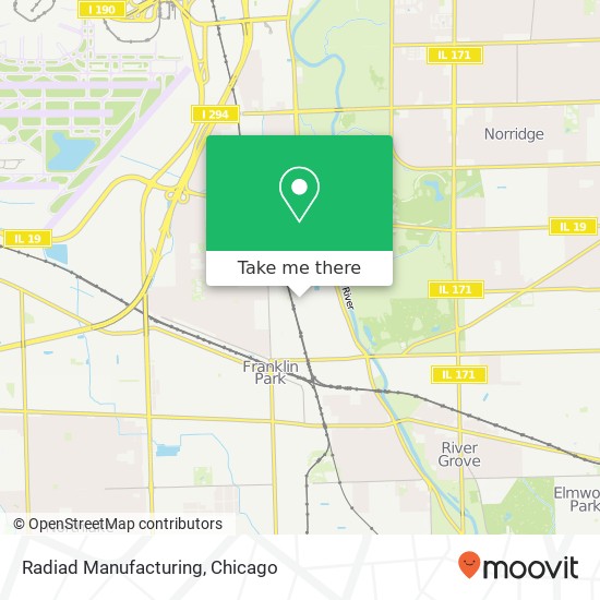 Radiad Manufacturing map