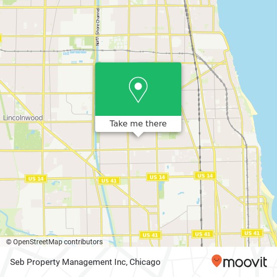 Seb Property Management Inc map