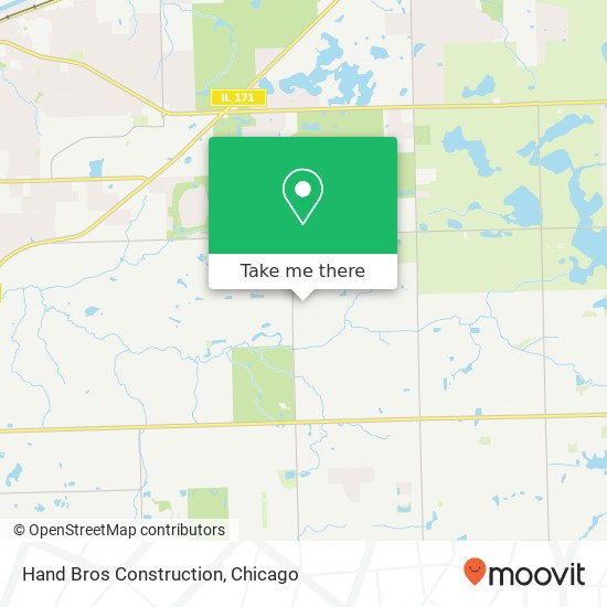 Hand Bros Construction map