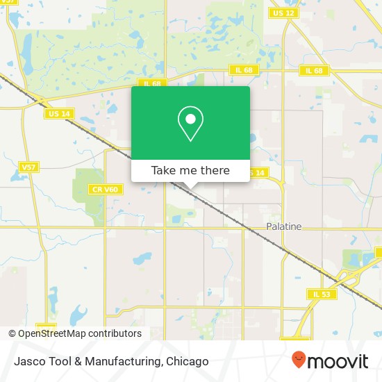 Mapa de Jasco Tool & Manufacturing