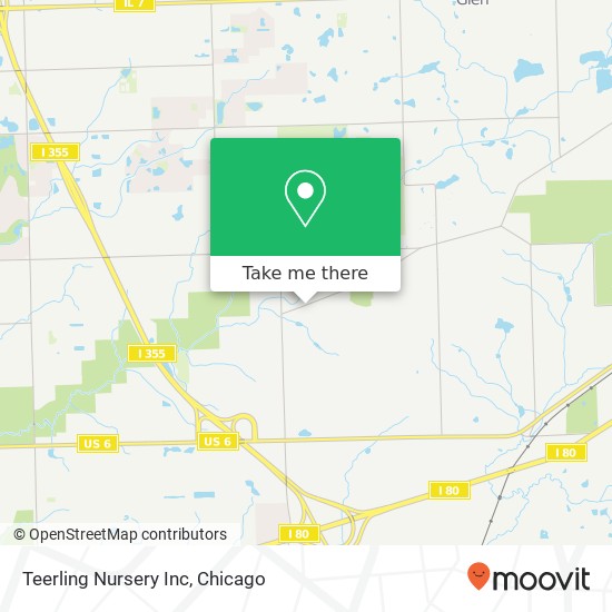 Mapa de Teerling Nursery Inc