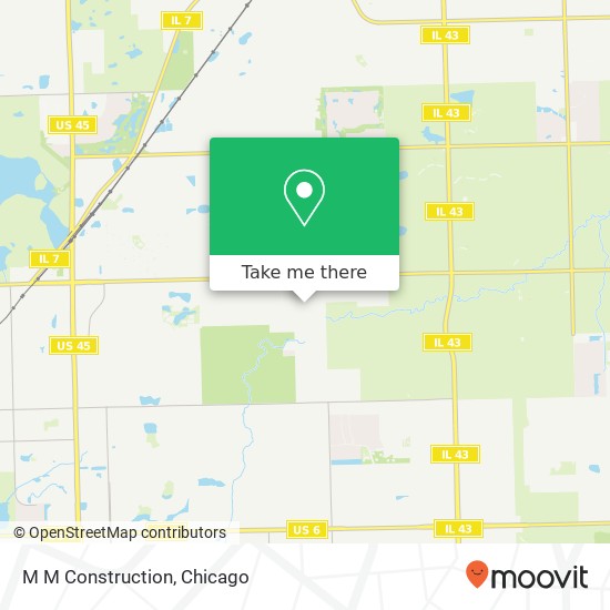 M M Construction map