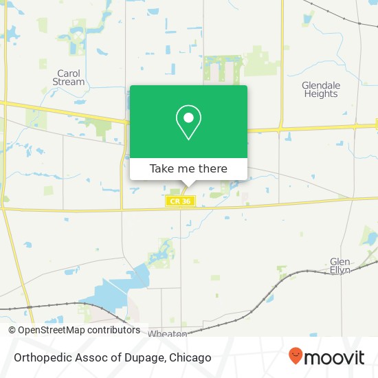 Orthopedic Assoc of Dupage map