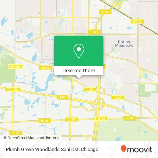 Mapa de Plumb Grove Woodlands Sani Dst