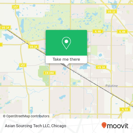 Mapa de Asian Sourcing Tech LLC