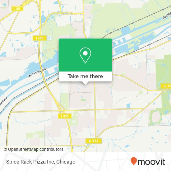 Spice Rack Pizza Inc map