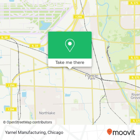 Yarnel Manufacturing map