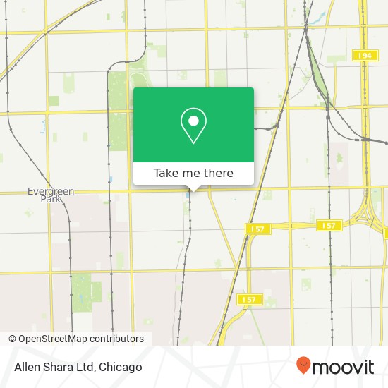 Allen Shara Ltd map