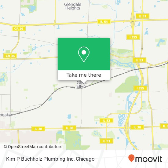 Kim P Buchholz Plumbing Inc map