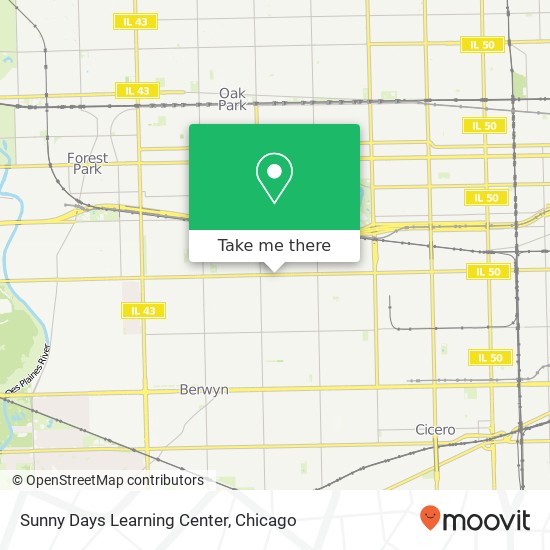 Mapa de Sunny Days Learning Center