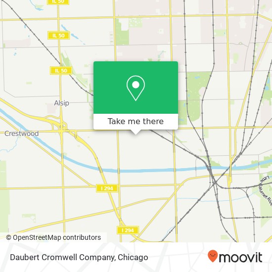 Mapa de Daubert Cromwell Company