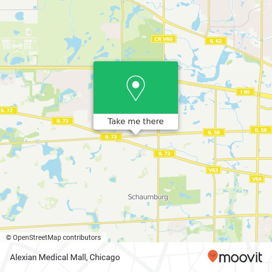 Alexian Medical Mall map