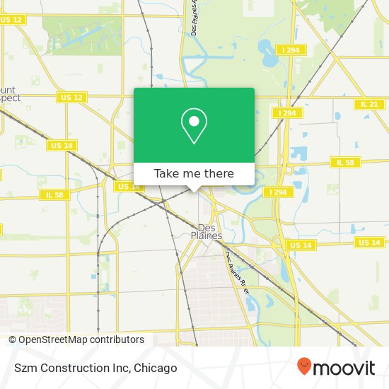 Szm Construction Inc map