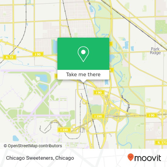 Mapa de Chicago Sweeteners