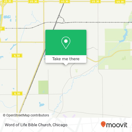 Word of Life Bible Church map