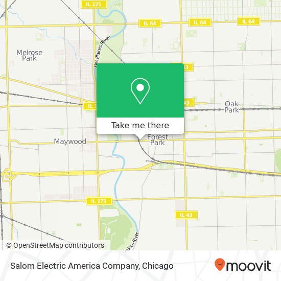 Mapa de Salom Electric America Company