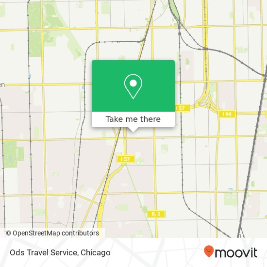 Ods Travel Service map