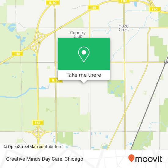 Creative Minds Day Care map