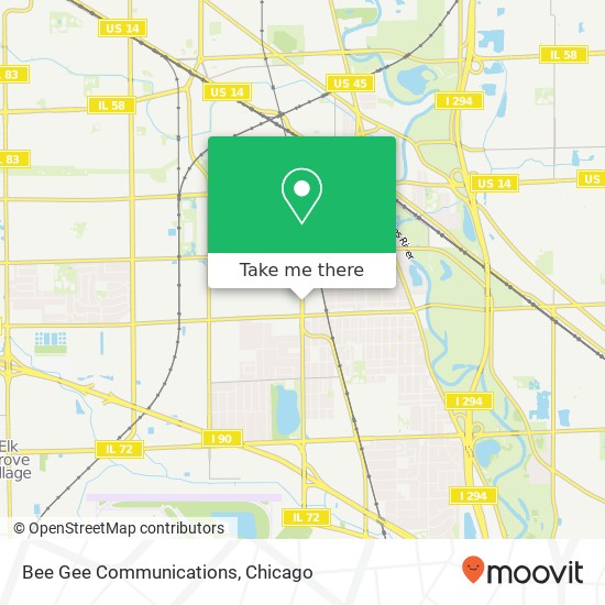 Bee Gee Communications map