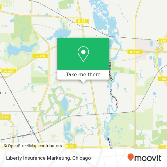 Liberty Insurance Marketing map