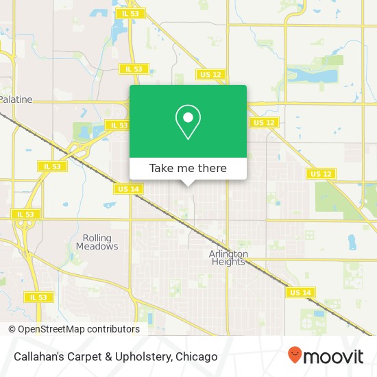 Callahan's Carpet & Upholstery map