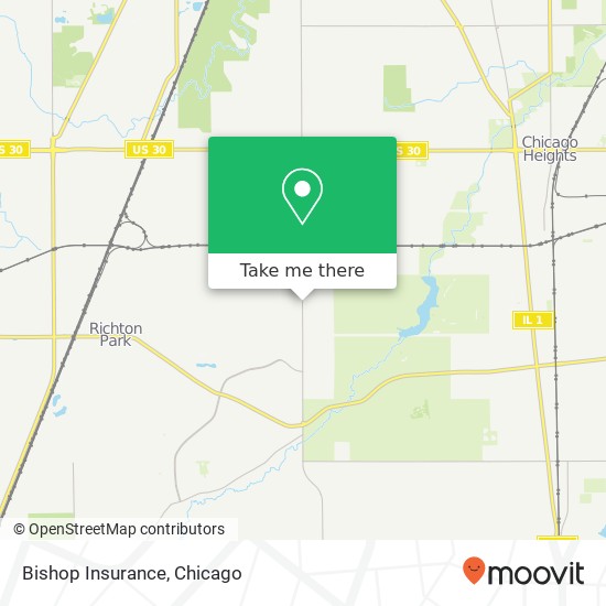 Bishop Insurance map