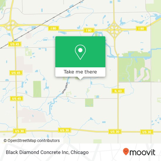 Black Diamond Concrete Inc map